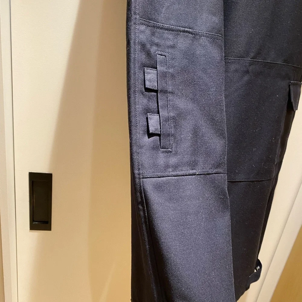 GANNI Wide Leg Cargo Pants, Dark Blue - Size 36 (US6) - Picture 7 of 11